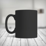 Кружка хамелеон черная